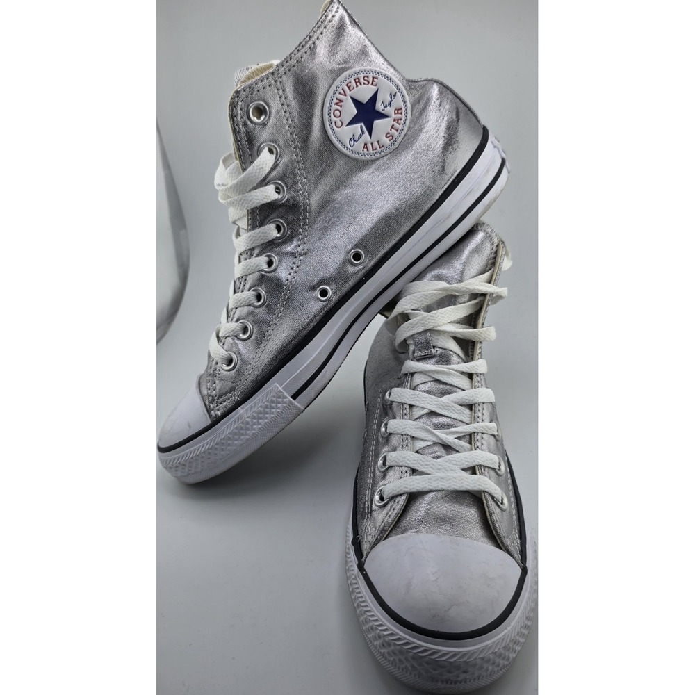 Converse Chuck Taylor All Star Gun Metal Silver 153177F High Top Men's Sneaker
